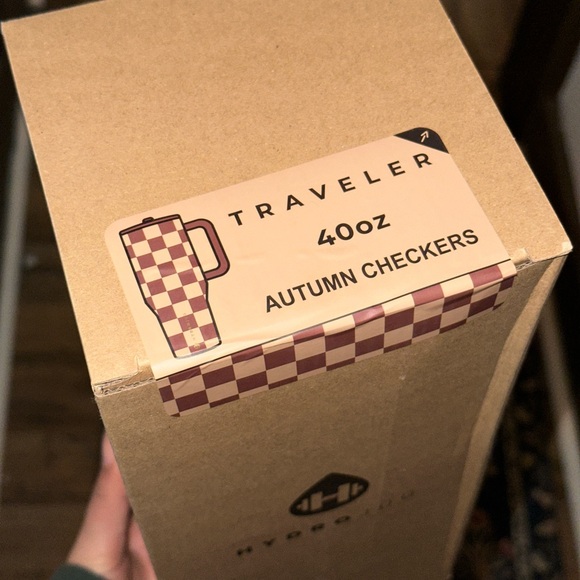 HydroJug Autumn Checkers Traveler Mug 40oz. - Picture 6 of 6
